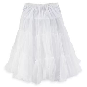 Disney Dress Shop White Crinoline PinUp Petticoat Skirt Womens Plus 1X - 3X NWT